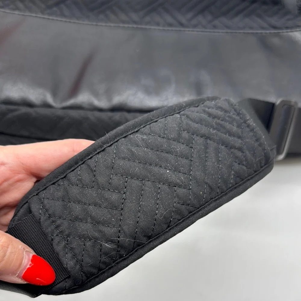 Bagsmart Black Quilted Computer Bag TOT7893B
